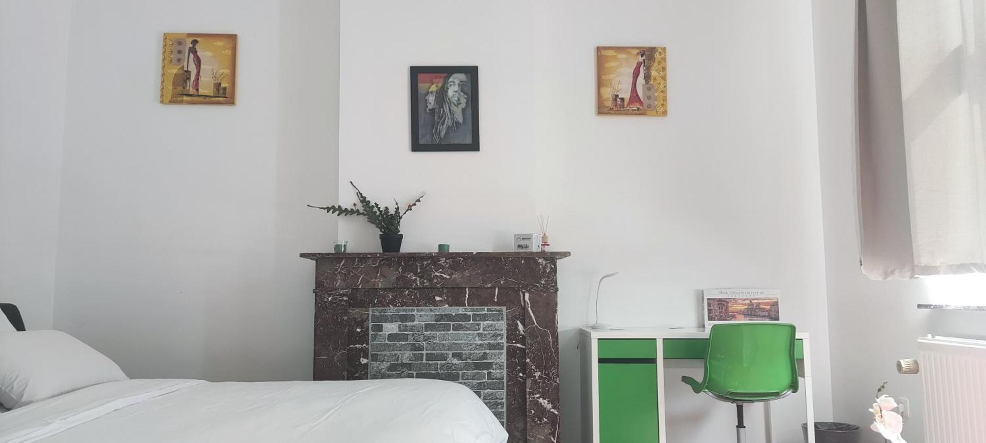 Chambre R0 Avec Salle De Bain Partagee Pres De L'Hopital De La Citadelle A Luik Buitenkant foto